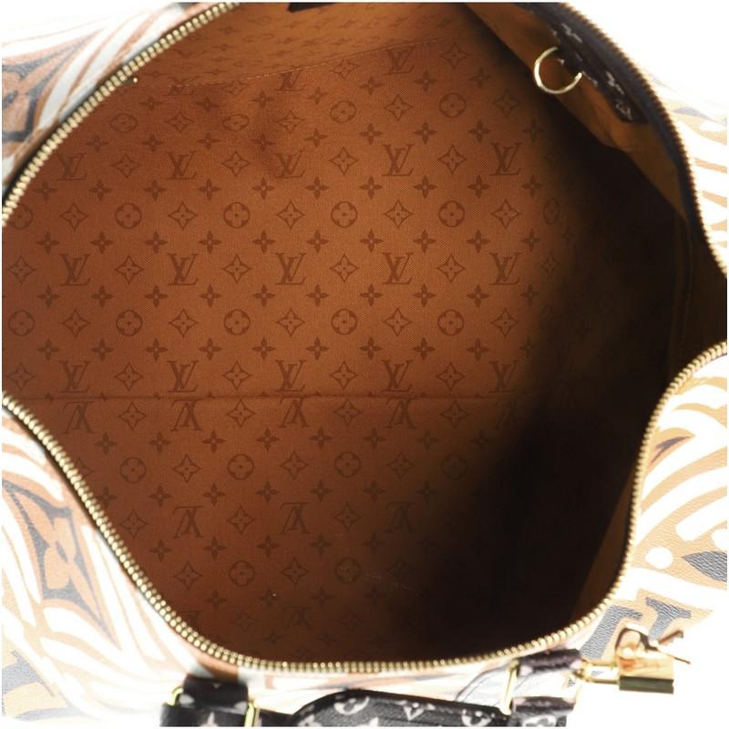 Louis Vuitton Keepall Bandouliere Bag Limited Edition Crafty Monogram Gia In Good Condition In NY, NY