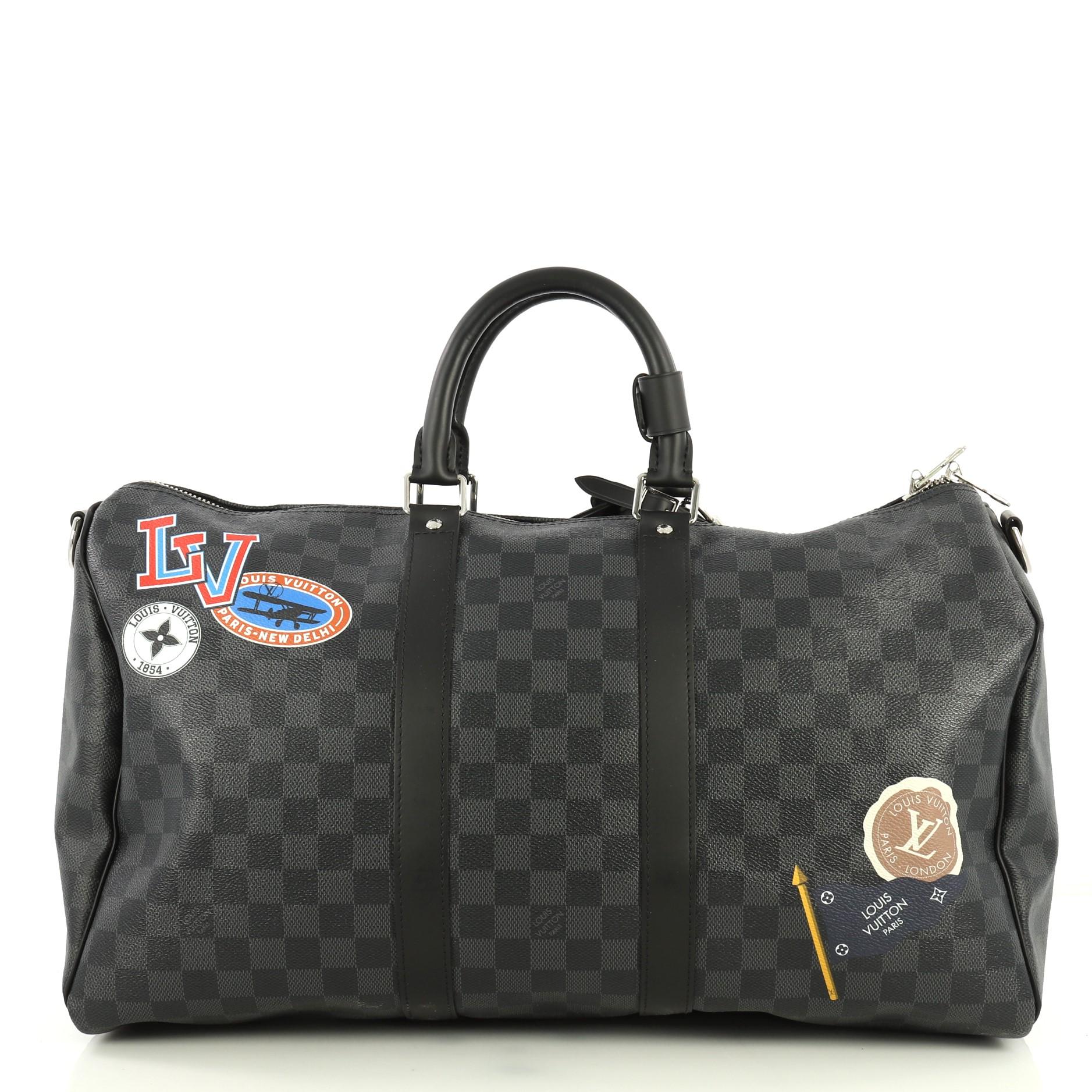 keepall damier graphite