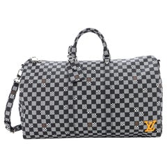 Louis Vuitton Keepall Bandouliere Bag Limited Edition Distorted Damier 50