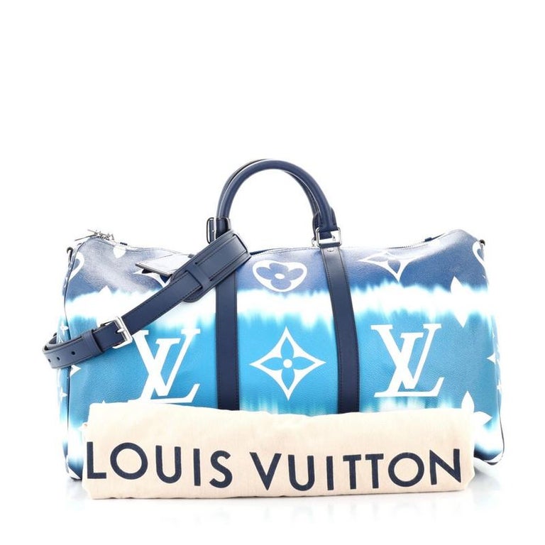 Louis Vuitton x Nigo Keepall Bandouliere 50 Monogram Blue