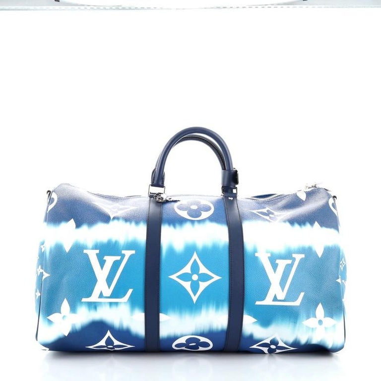 Louis Vuitton Keepall Bandouliere Bag Limited Edition Escale Monogram Giant  50 at 1stDibs