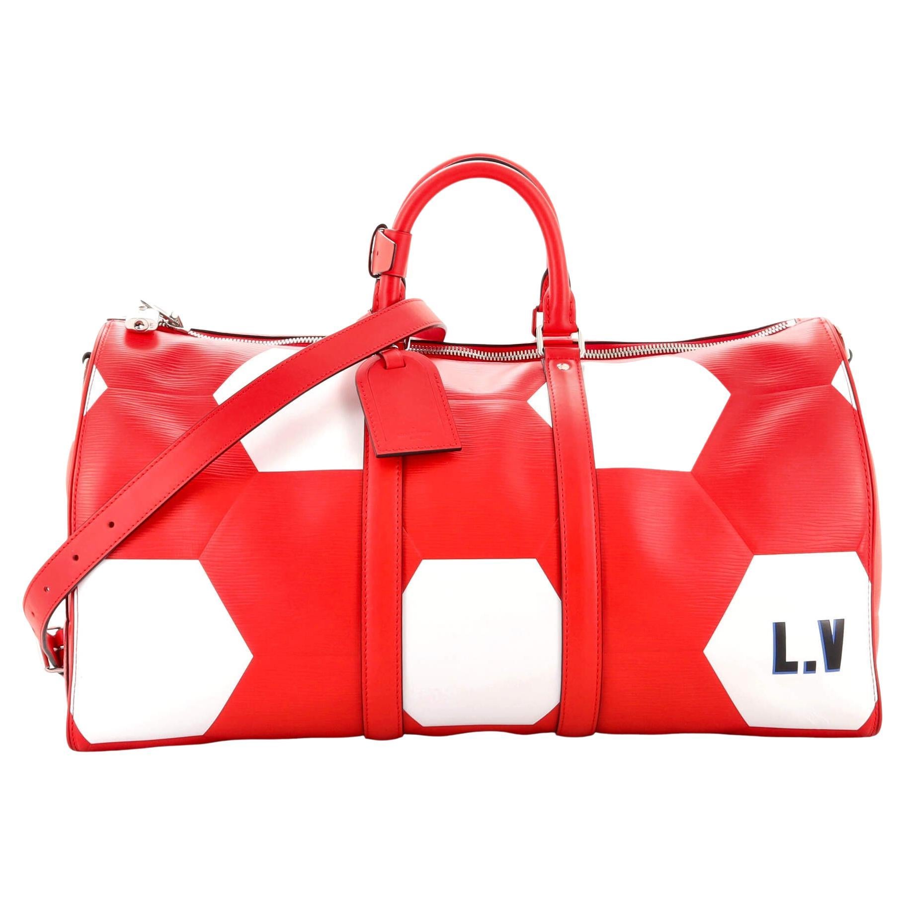 Louis Vuitton Keepall Bandouliere Bag Limited Edition FIFA World Cup Epi Leather