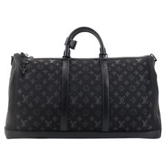 Louis Vuitton Keepall Bandouliere Bag Limited Edition Light Up Monogram Jacquard