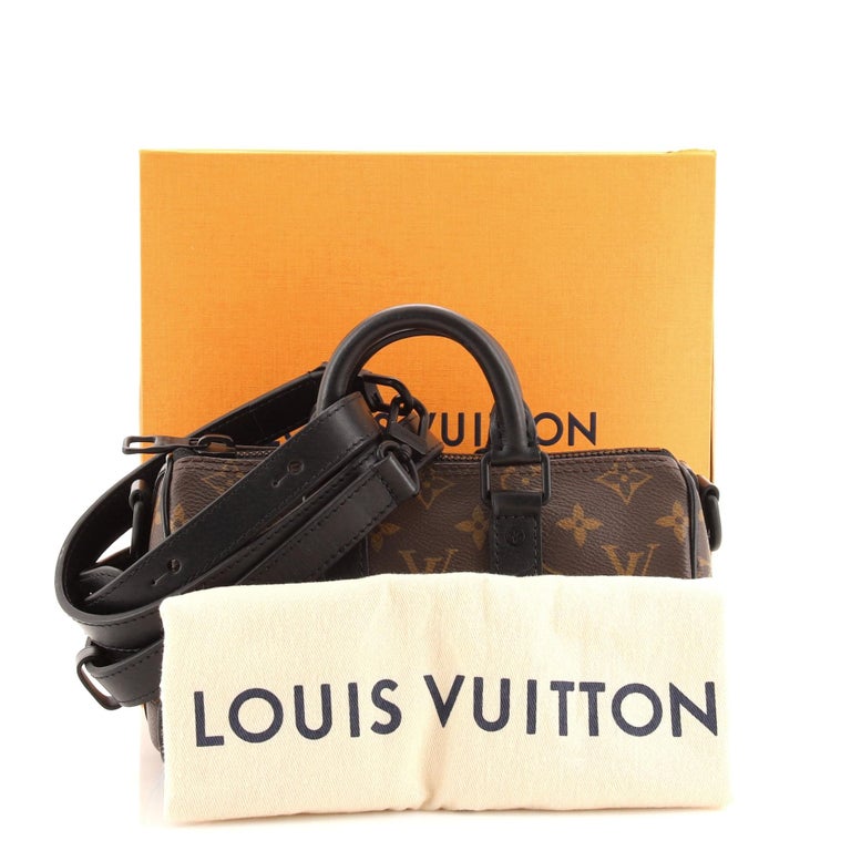 Louis Vuitton Keepall Bandouliere Bag Edition LV Rubber Monogram Canvas NEW
