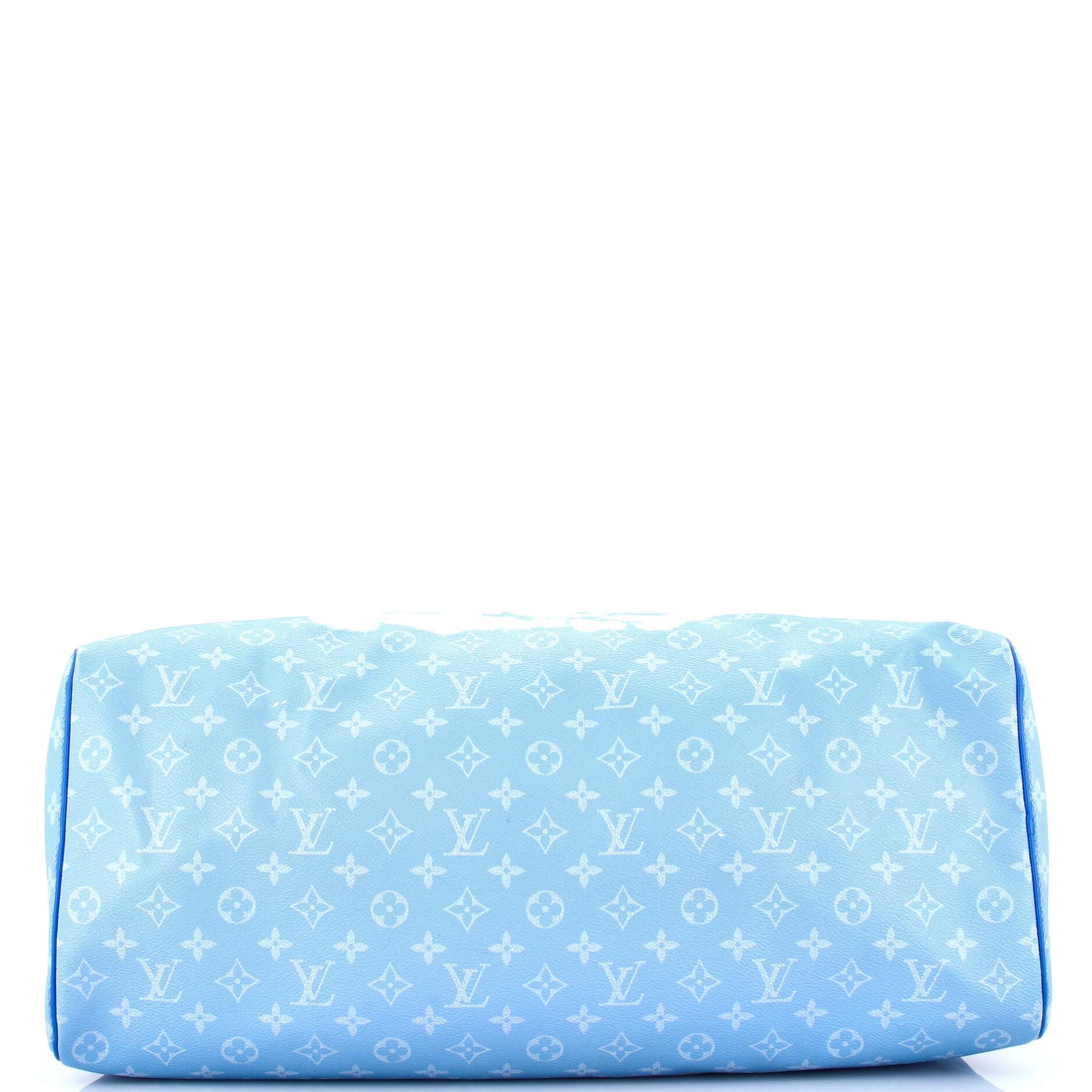 Women's Louis Vuitton Keepall Bandouliere Bag Limited Edition Monogram Clouds 50