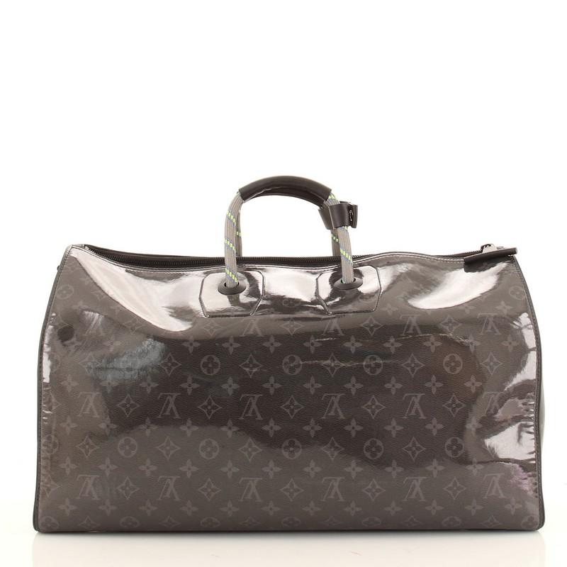  Louis Vuitton Keepall Bandouliere Bag Limited Edition Monogram Eclipse  In Good Condition In NY, NY