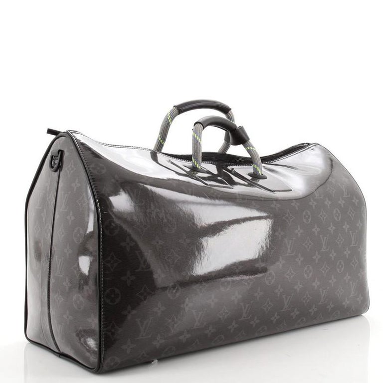 Louis Vuitton Keepall Bandouliere Bag Limited Edition Monogram Eclipse Glaze  at 1stDibs
