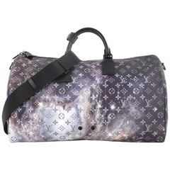 Louis Vuitton Keepall Bandouliere Bag Limited Edition Monogram Galaxy Canvas 50
