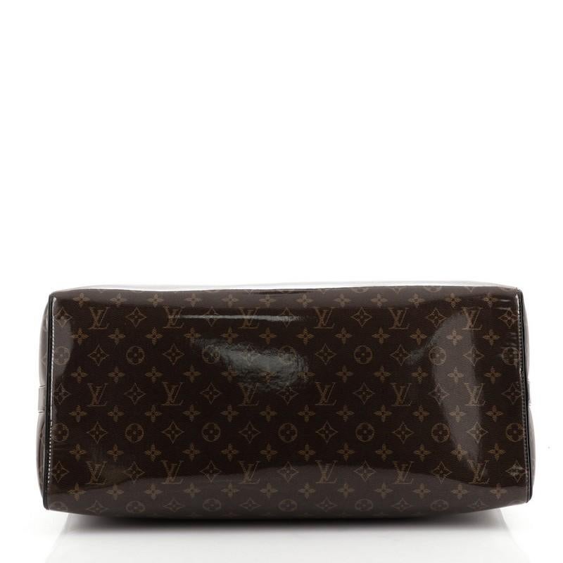 Louis Vuitton Keepall Bandouliere Bag Limited Edition Monogram Glaze Canv In Good Condition In NY, NY