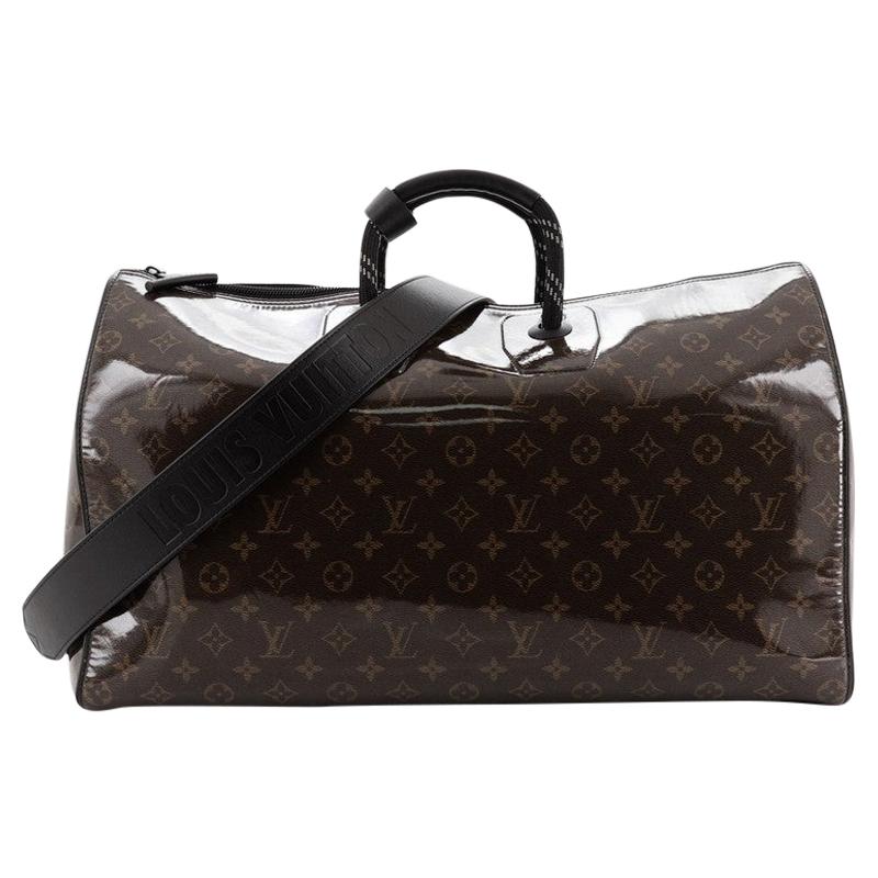 Louis Vuitton Keepall Bandouliere Bag Limited Edition Monogram Glaze Canv