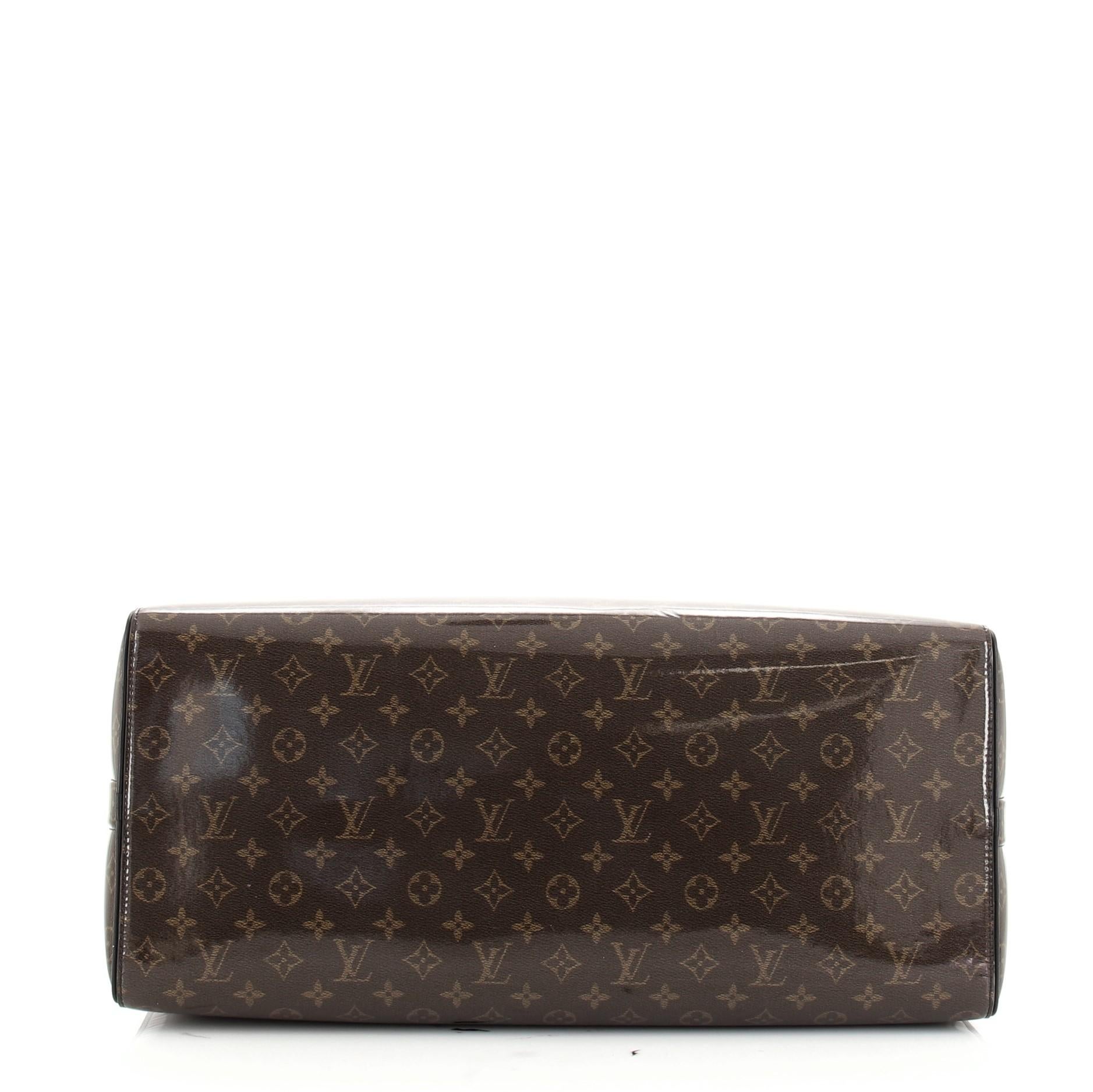 Louis Vuitton Keepall Bandouliere Bag Limited Edition Monogram Glaze Canvas 50 In Good Condition In NY, NY