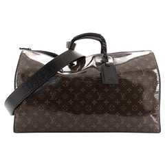 Louis Vuitton Keepall Bandouliere Bag Limited Edition Monogram Glaze Canvas 50