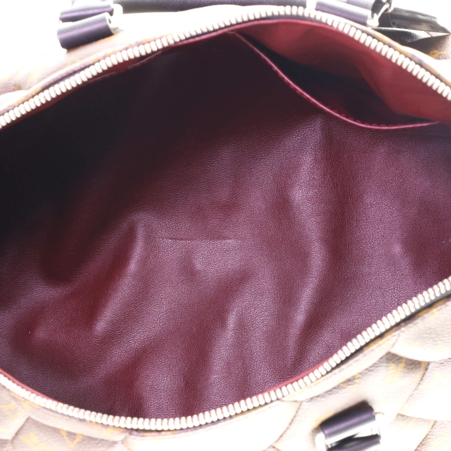 Louis Vuitton Keepall Bandouliere Bag Limited Edition Monogram Hexagone Canvas45 In Good Condition In NY, NY