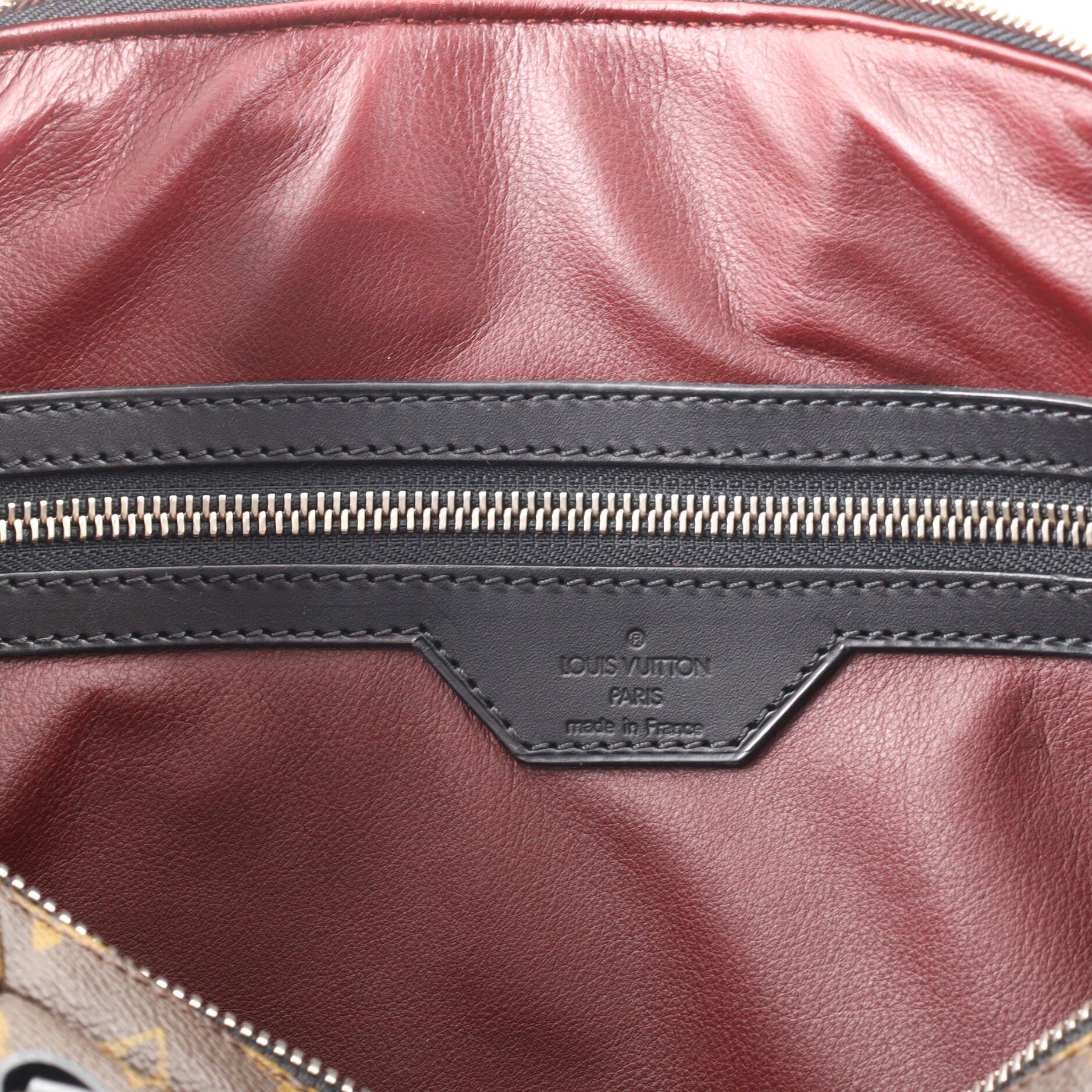 Women's or Men's Louis Vuitton Keepall Bandouliere Bag Limited Edition Monogram Hexagone Canvas45