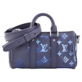 Louis Vuitton Keepall Bandouliere Bag Limited Edition Monogram Ink Waterc  at 1stDibs