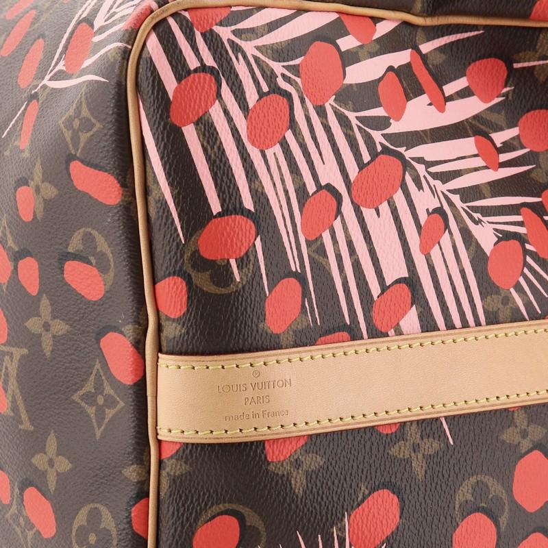 Louis Vuitton Keepall Bandouliere Bag Limited Edition Monogram Jungle Dot 1