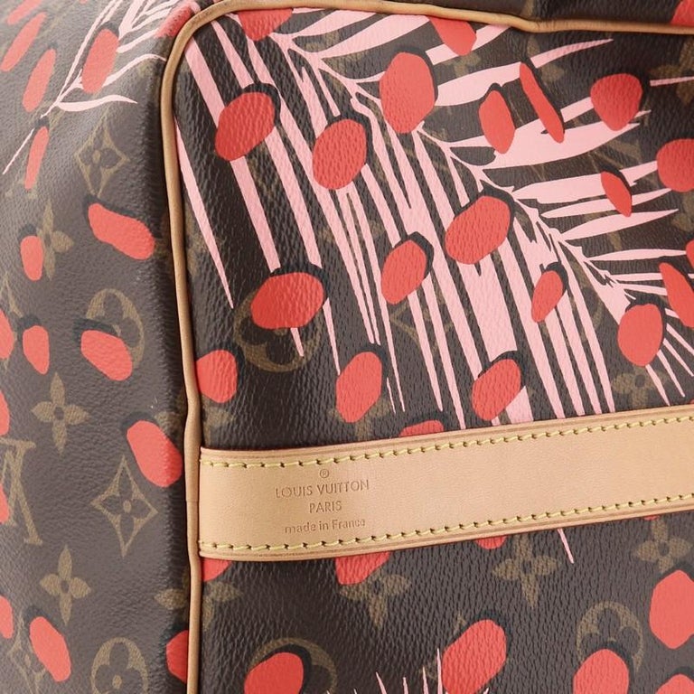 Louis Vuitton Keepall Bandouliere Bag Limited Edition Monogram Jungle Dot 3