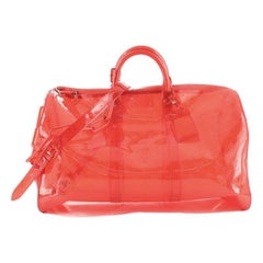 Louis Vuitton Keepall Bandouliere Bag Limited Edition Monogram PVC 50 Louis Vuitton Keepall Bandouliere Bag Limited Edition Monogram PVC 50