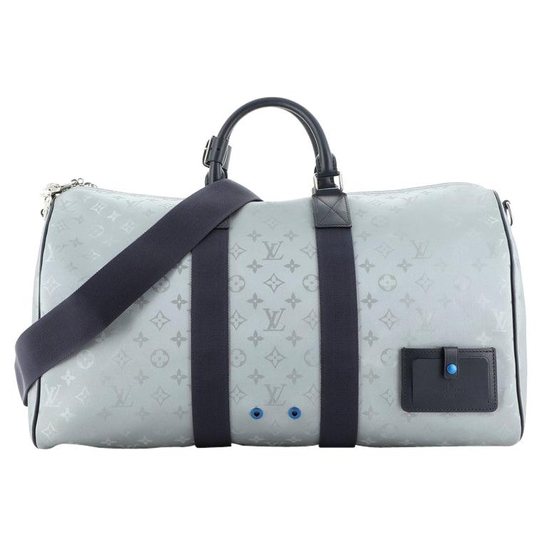 Louis Vuitton Keepall Bandouliere Bag Limited Edition Monogram Satellite 