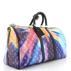 Louis Vuitton Keepall Bandouliere Bag Limited Edition Monogram Sunset Canvas 50