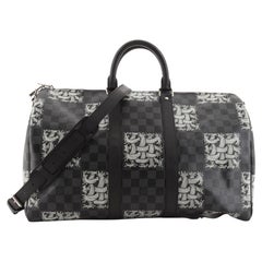 Louis Vuitton Damier Ebene Keepall Bandouliere 45 Boston Duffle GM 861466  at 1stDibs  louis vuitton keepall 45 damier ebene, damier ebene keepall 45,  keepall bandoulière 45 damier ebene