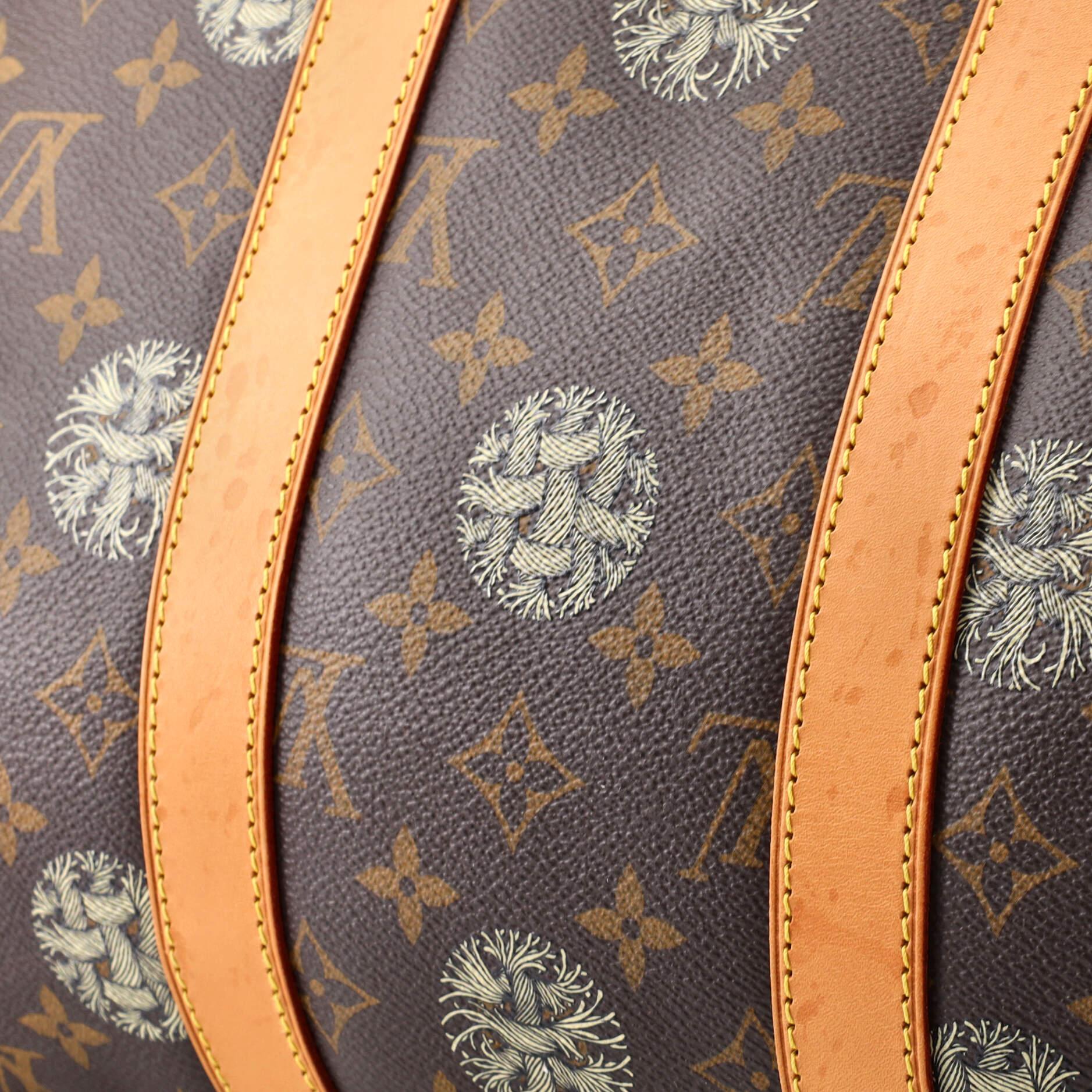 Louis Vuitton Keepall Bandouliere Bag Limited Edition Nemeth Monogram Canvas 45 1