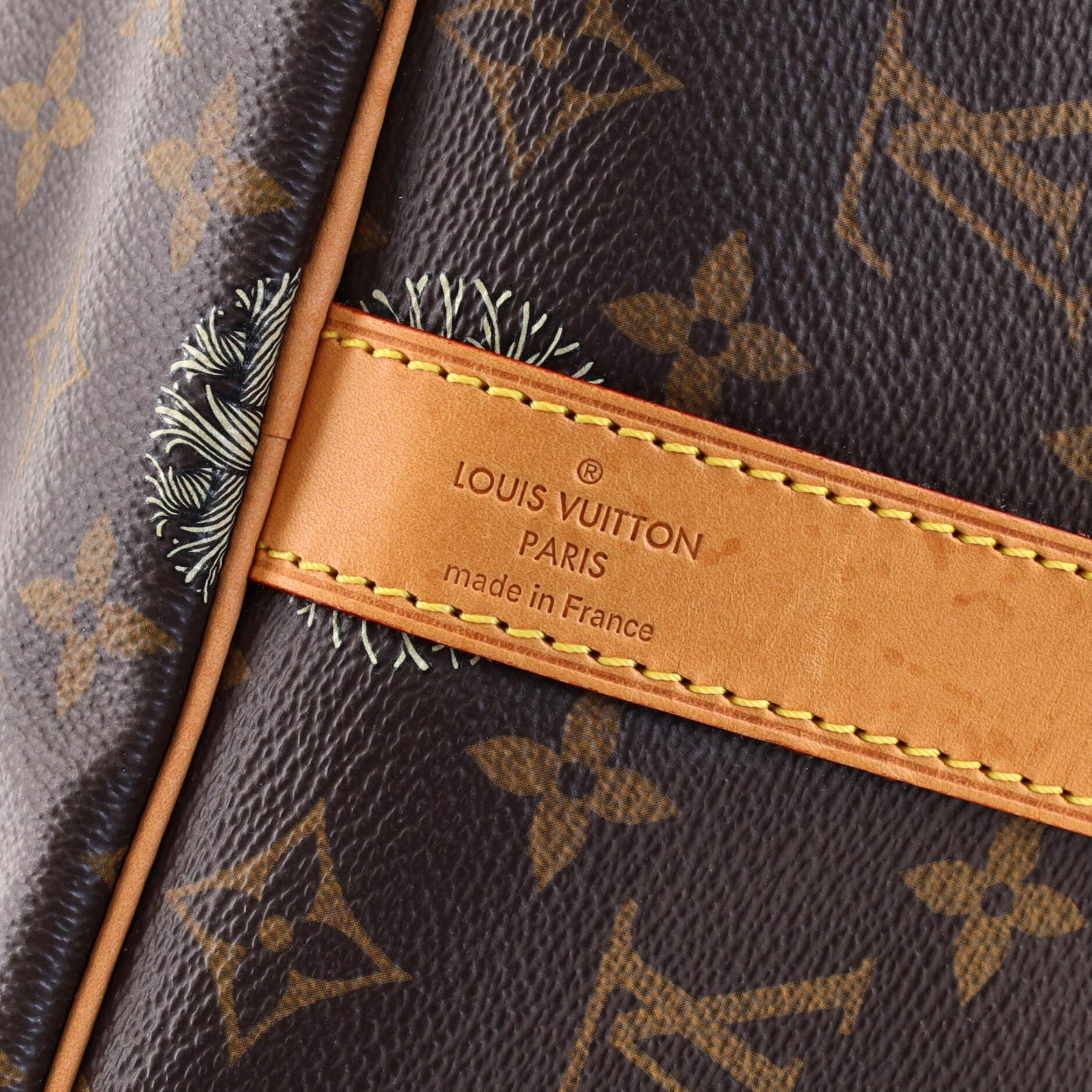 Louis Vuitton Keepall Bandouliere Bag Limited Edition Nemeth Monogram Canvas 45 3