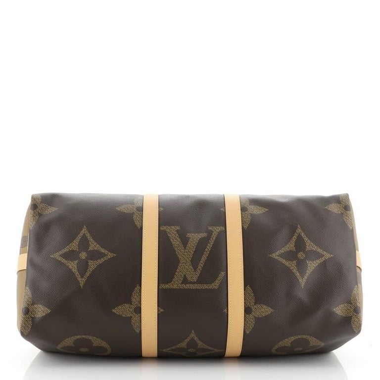 Louis Vuitton Giant Green Keepall 50 Bandouliere at 1stDibs