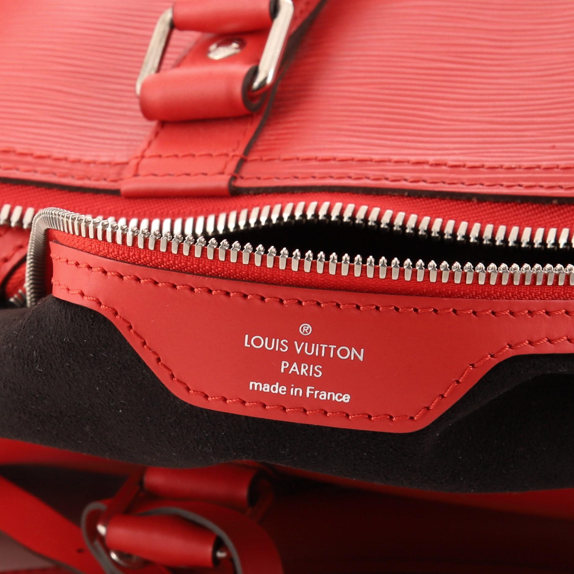 Women's or Men's  Louis Vuitton Keepall Bandouliere Bag Limited Edition Supreme Epi Leathe