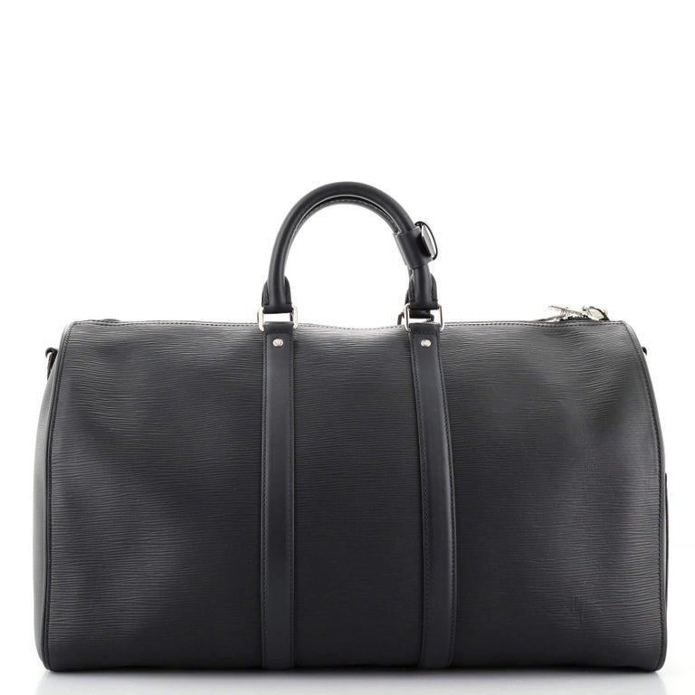 Louis Vuitton Keepall Bandouliere Bag Limited Edition Supreme Epi Leather 45 In Good Condition For Sale In New York, NY