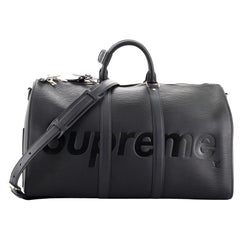 Louis Vuitton Keepall Bandouliere Bag Limited Edition Supreme Epi Leather 45