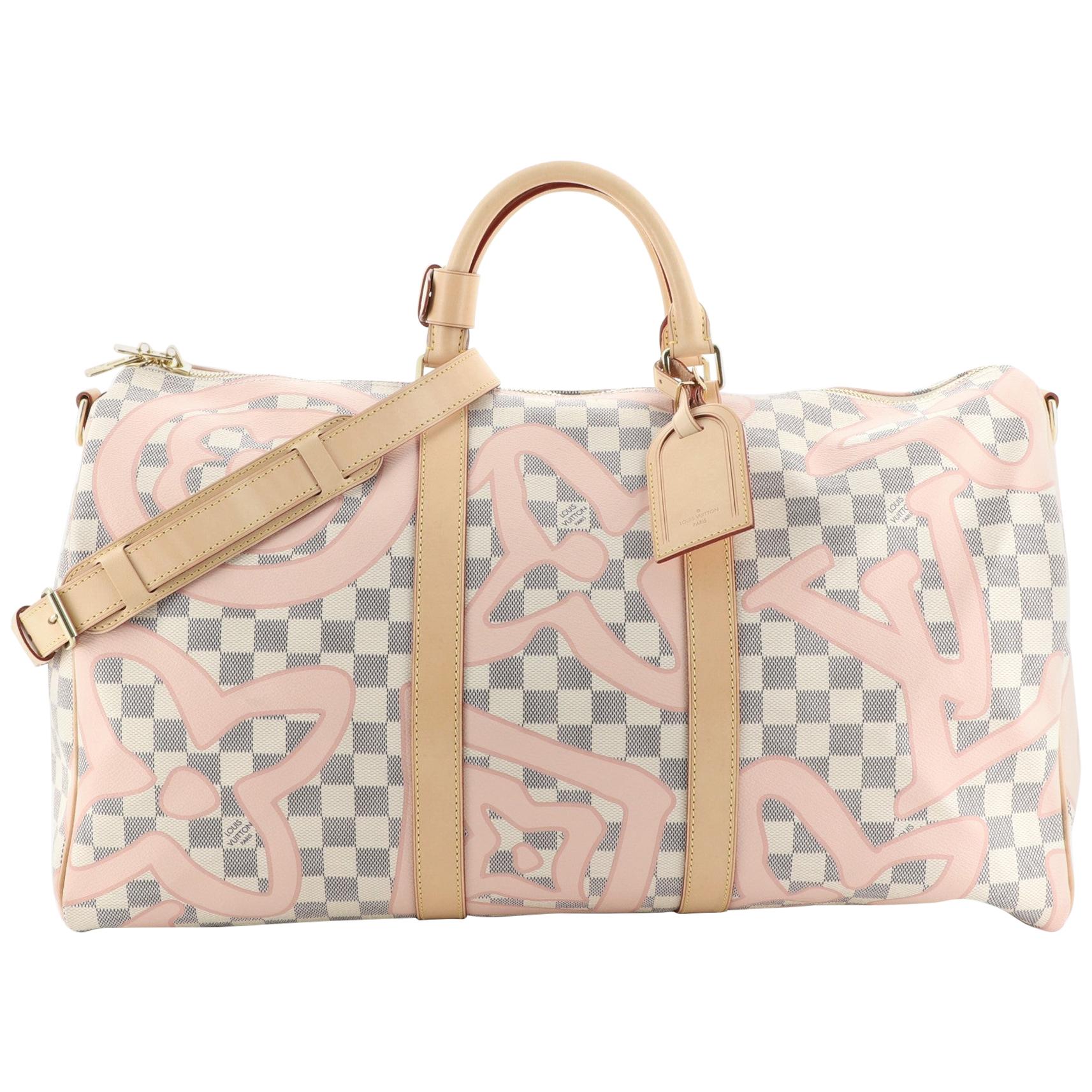 Louis Vuitton Keepall Bandouliere Bag Limited Edition Tahitienne Cities Monogram