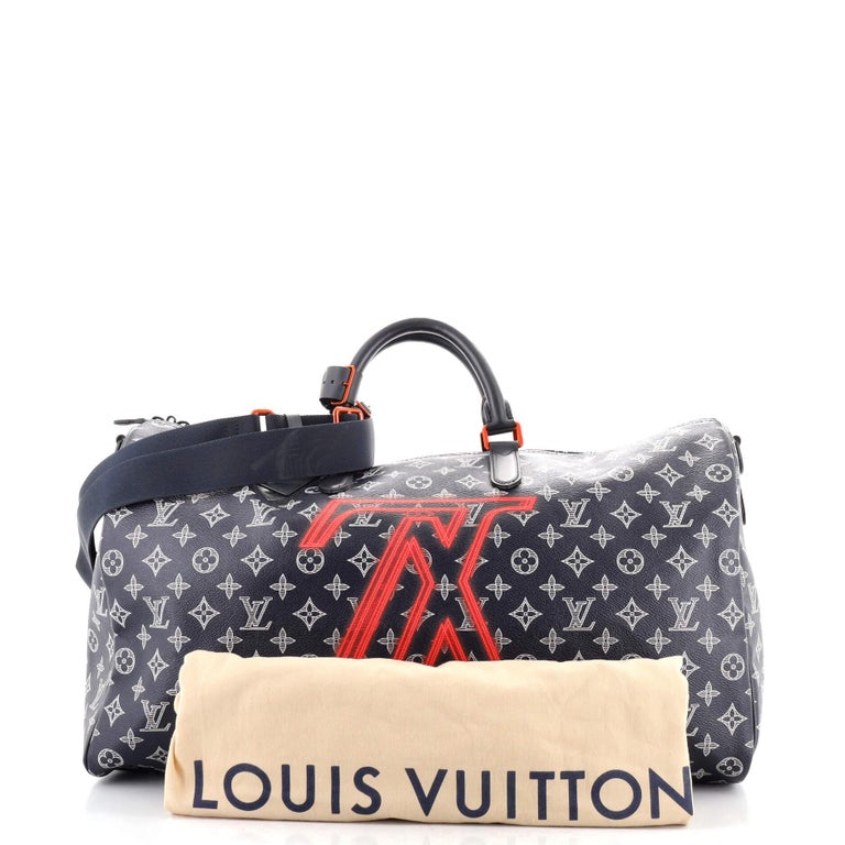 Louis Vuitton Upside Down Keepall Bandouliere 50 Bag at 1stDibs  keepall upside  down, louis vuitton upside down logo bag, upside down lv bag