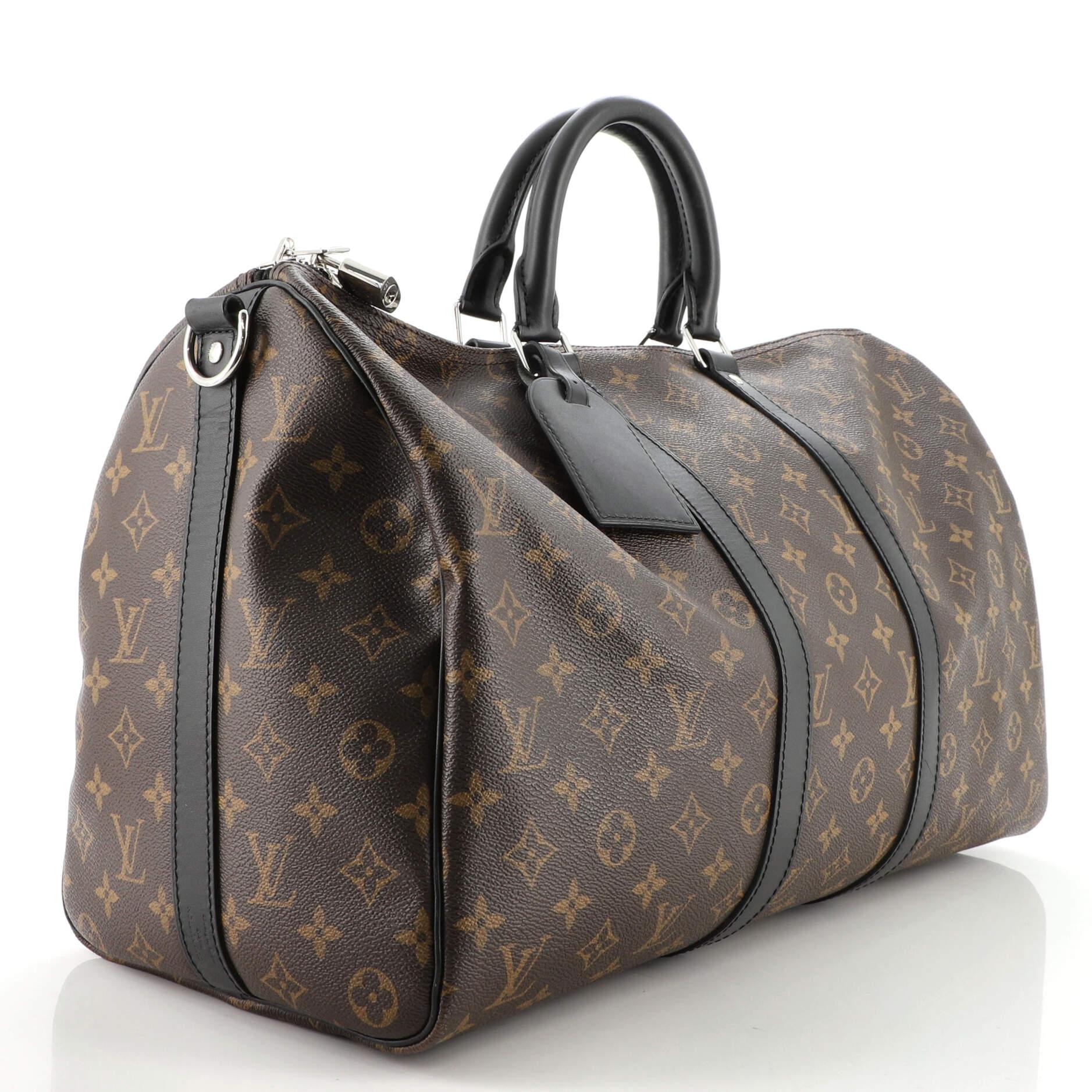 Louis Vuitton Keepall Bandouliere Bag Damier Cobalt 45 at 1stDibs