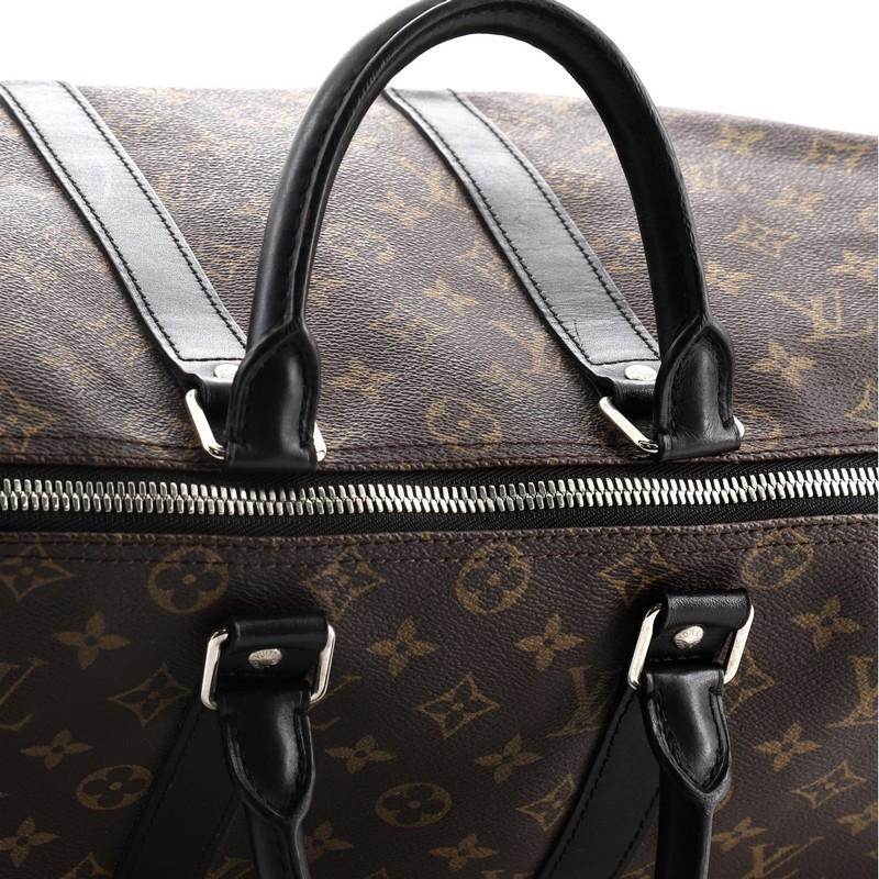 Louis Vuitton Keepall Bandouliere Bag Macassar Monogram Canvas 45 1