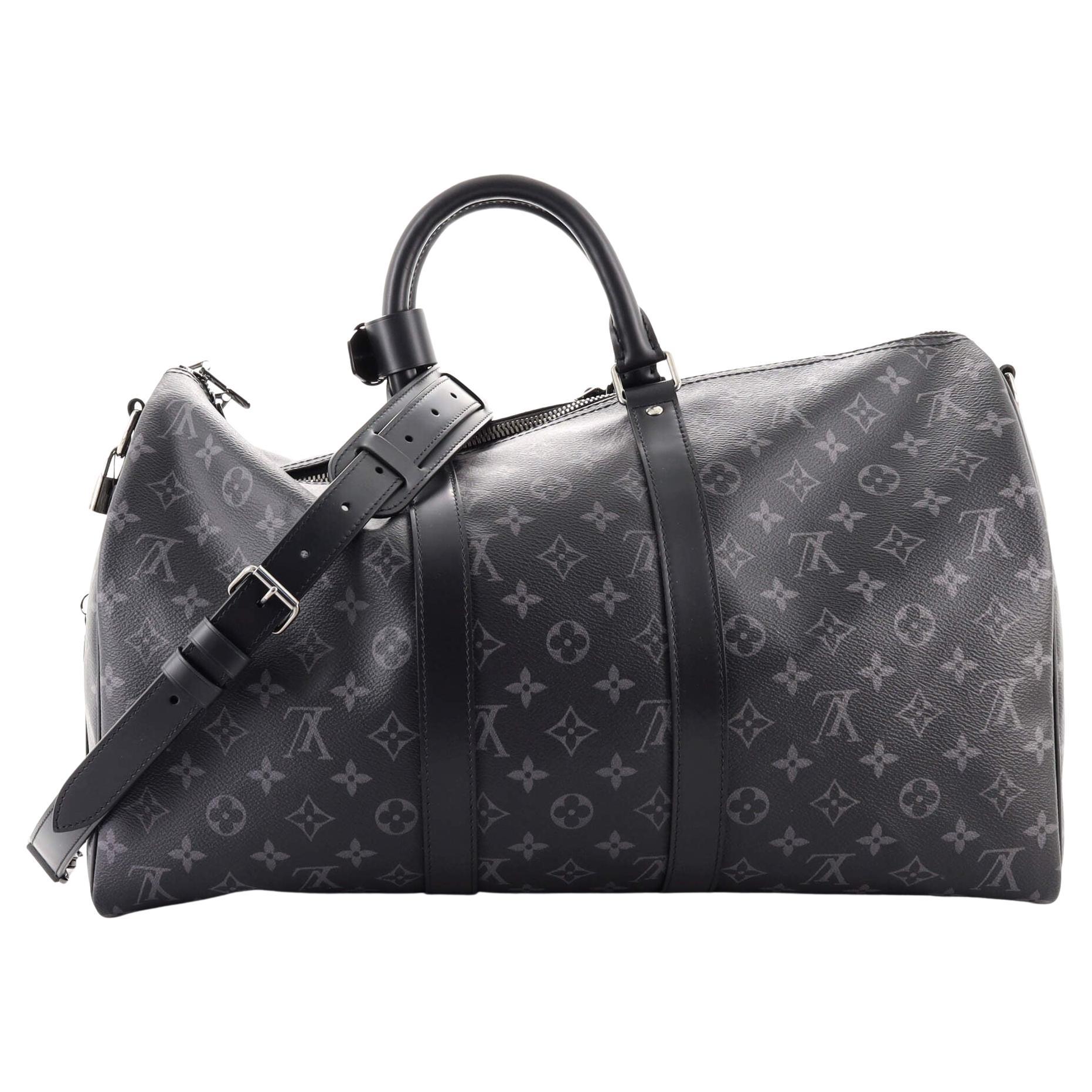 Travel bag Louis Vuitton Keepall 55 customized Fight Club by the artist  PatBo! at 1stDibs