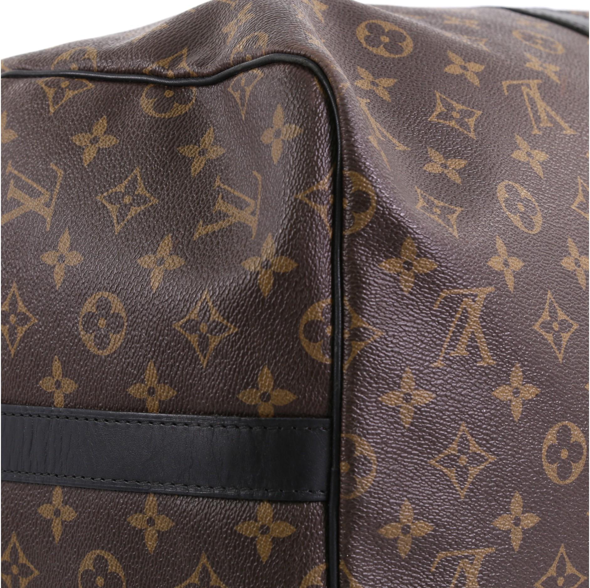 Louis Vuitton Keepall Bandouliere Bag Macassar Monogram Canvas 55 2