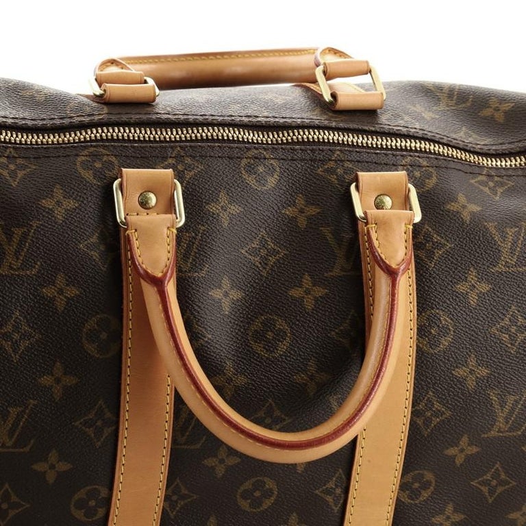 Louis Vuitton Keepall Bandouliere Bag Monogram Canvas 45 For Sale at 1stdibs