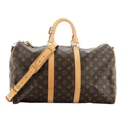 Louis Vuitton Keepall Bandouliere Bag Monogram Canvas 45