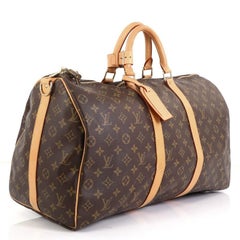 Louis Vuitton Keepall Bandouliere Bag Monogram Canvas 50