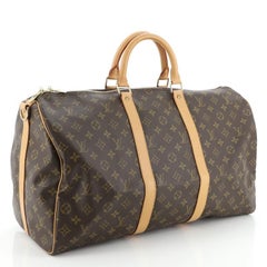 Louis Vuitton Keepall Bandouliere Bag Monogram Canvas 50