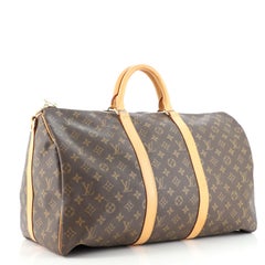 Louis Vuitton Keepall Bandouliere Bag Monogram Canvas 50
