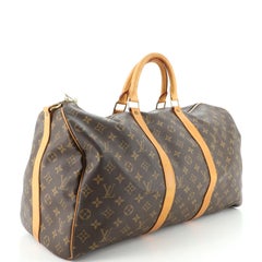 Louis Vuitton Keepall Bandouliere Bag Monogram Canvas 50