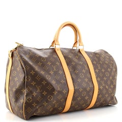 Louis Vuitton  Keepall Bandouliere Bag Monogram Canvas 50