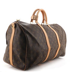 Louis Vuitton Keepall Bandouliere Bag Monogram Canvas 50