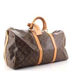 Louis Vuitton Keepall Bandouliere Bag Monogram Canvas 50