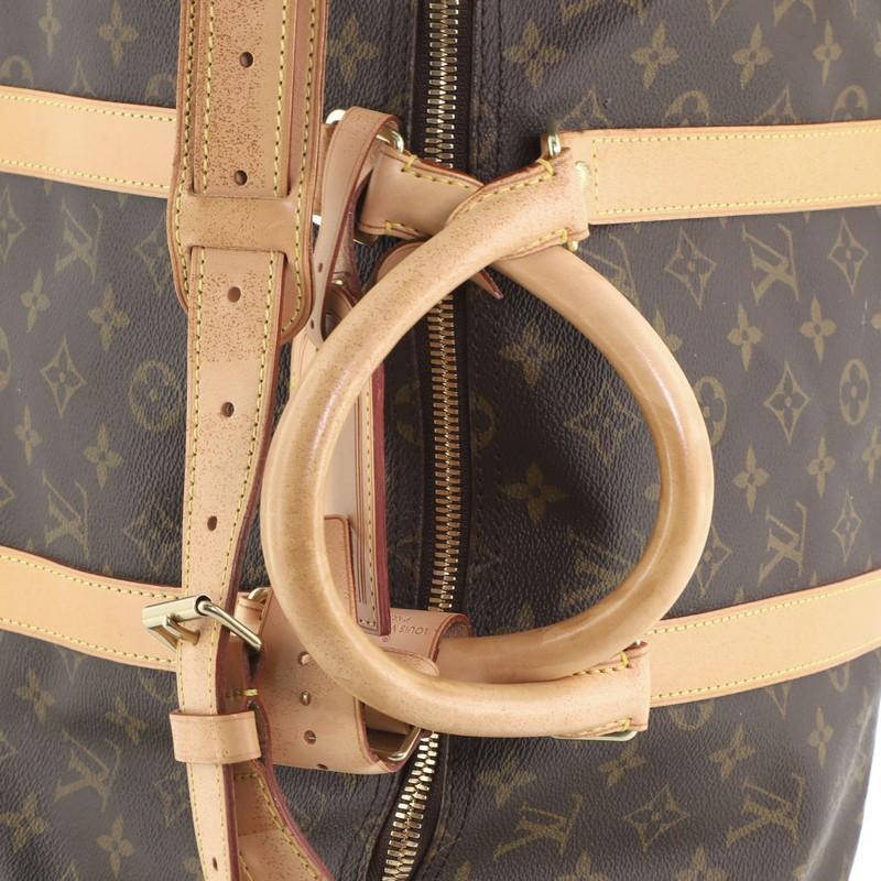 Louis Vuitton Keepall Bandouliere Bag Monogram Canvas 50  3
