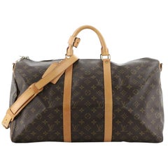 Louis Vuitton Keepall Bandouliere Bag Monogram Canvas 50