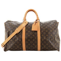 Louis Vuitton Keepall Bandouliere Bag Monogram Canvas 50