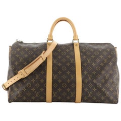 Louis Vuitton Keepall Bandouliere Bag Monogram Canvas 50